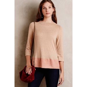 Angel Of The North Anthro Evi Color Block Sweater